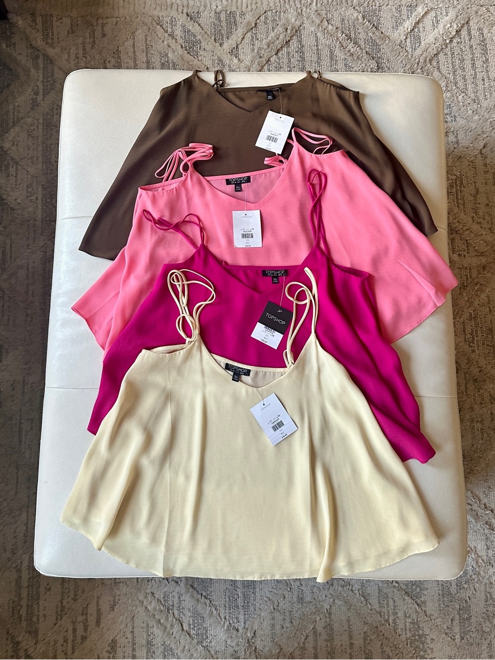 TOPSHOP Women’s Tank Tops - NWT - Lot of 4 - Size 6